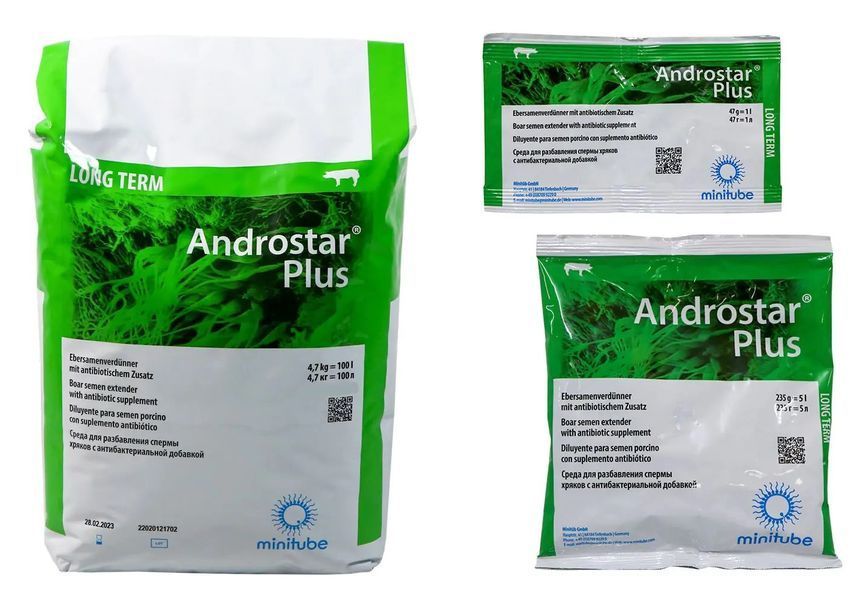 Розбавник для сперми кнура Androstar Plus з гентаміцином 13531/1001 фото